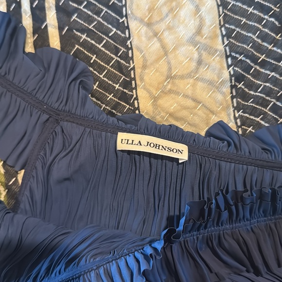 Ulla Johnson One Shoulder Top in Midnight Navy - Picture 5 of 6